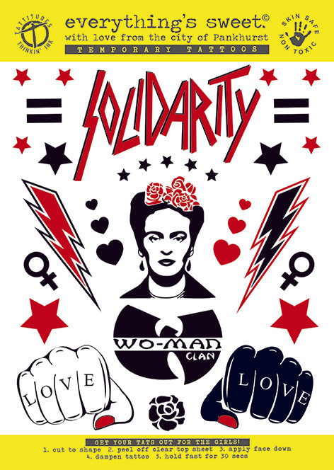 'FRIDA' Temporary Tattoos