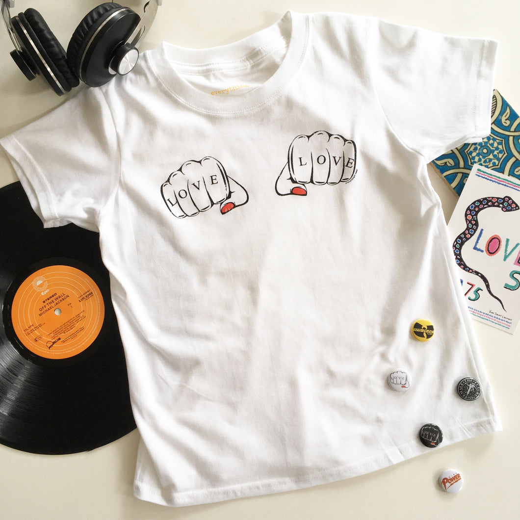 'FISTS OF LOVE' Kids T