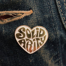 'SOLID HEART' Enamel Pin Badge