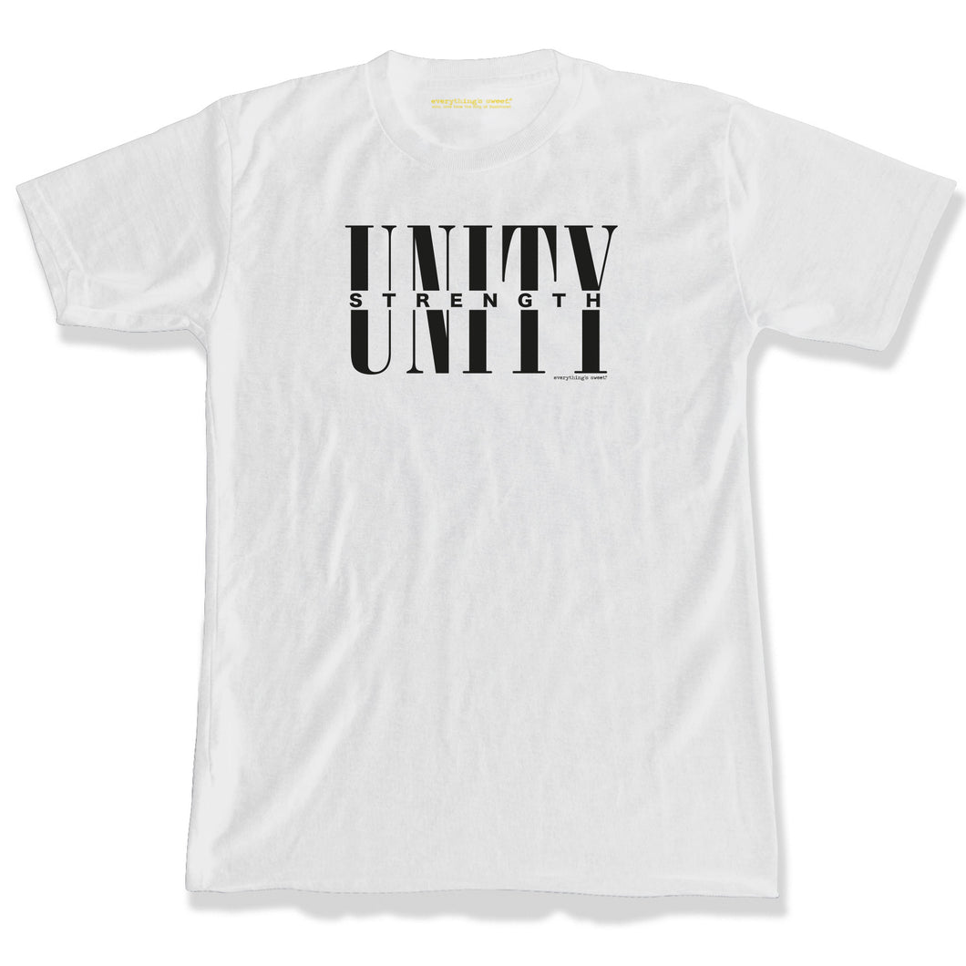 ‘STRENGTH IN UNITY’ White Adult T